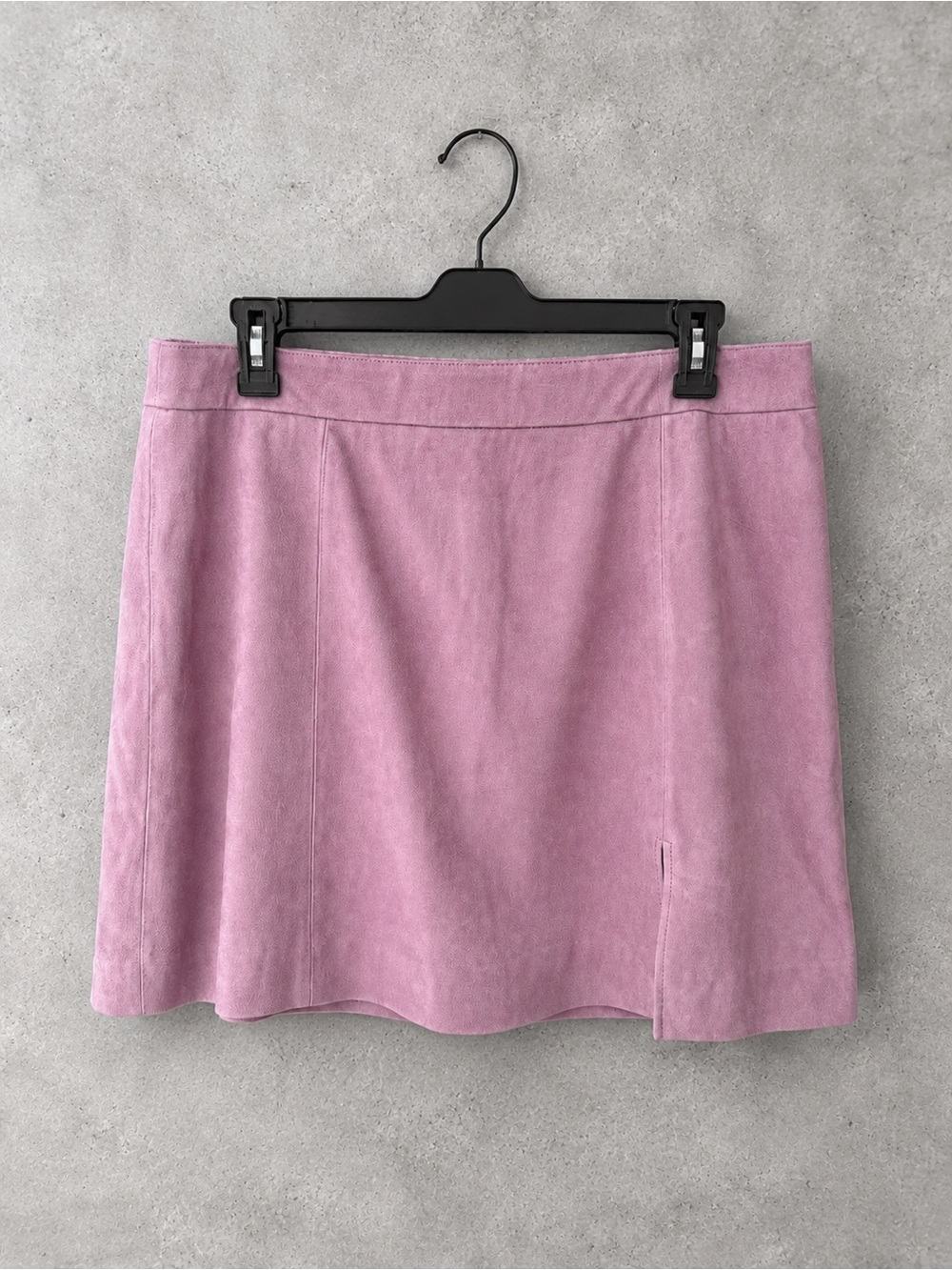 Idyllwind Miranda Lambert Leather Mini Skirt Womens XL Mauve Western NWT